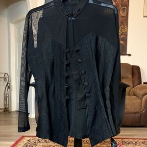 Elegant Black Button Down Shirt for Women